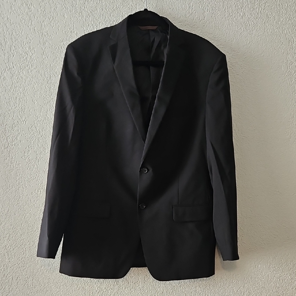 Michael Kors 40R Black Suit Jacket Business Casual Blazer